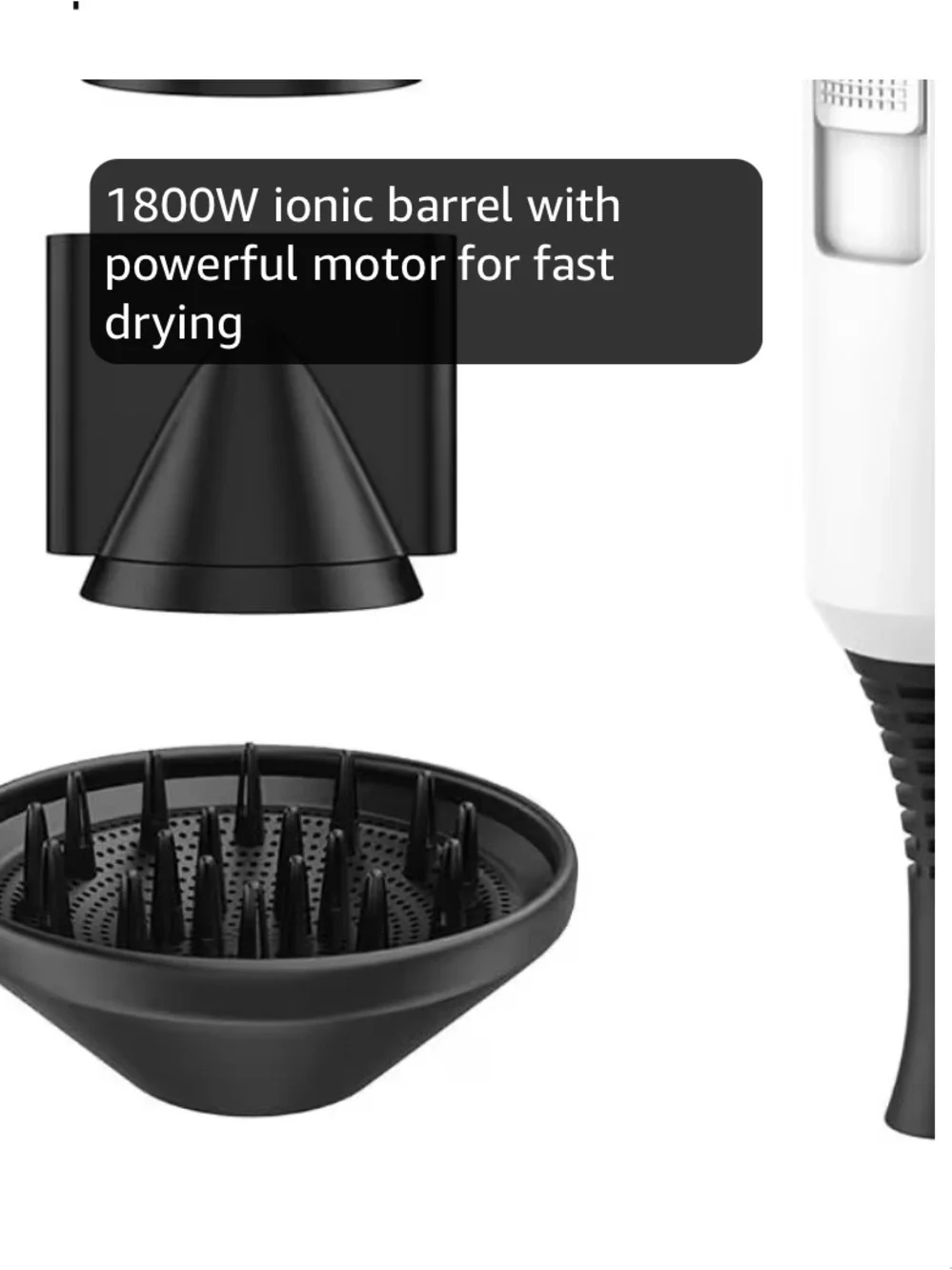 $60. Slope Hill  Professional ionic Hair Dryer, Powerful 1800W New Open Box!